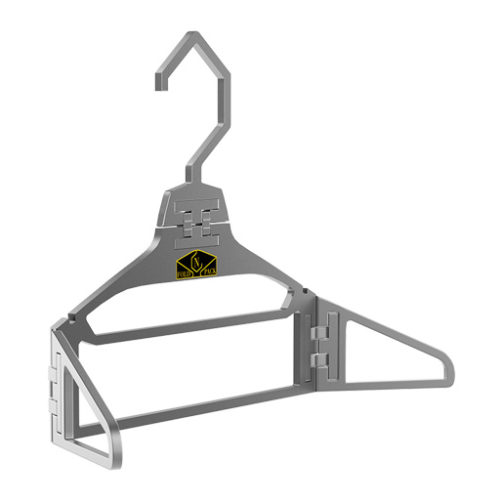 Fold-n-Pack I Metal Grey Smart Hanger